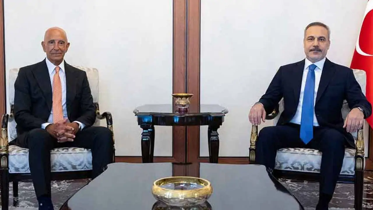 ABD'nin Ankara Büyükelçisi Tom Barrack, Fidan ile görüştü